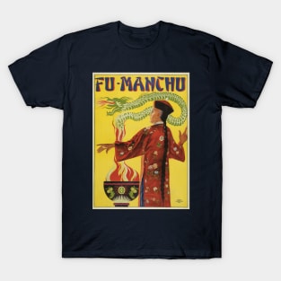 Vintage Magic Poster Art, Fu-Manchu T-Shirt